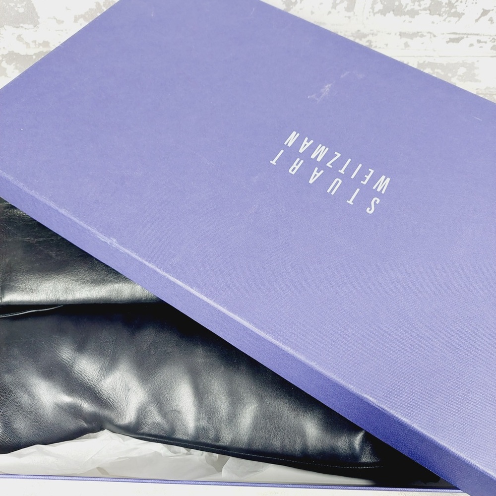 Stuart Weitzman Nappa Leather Stretch Knee High Stiletto Boots F667 - Picture 15 of 16